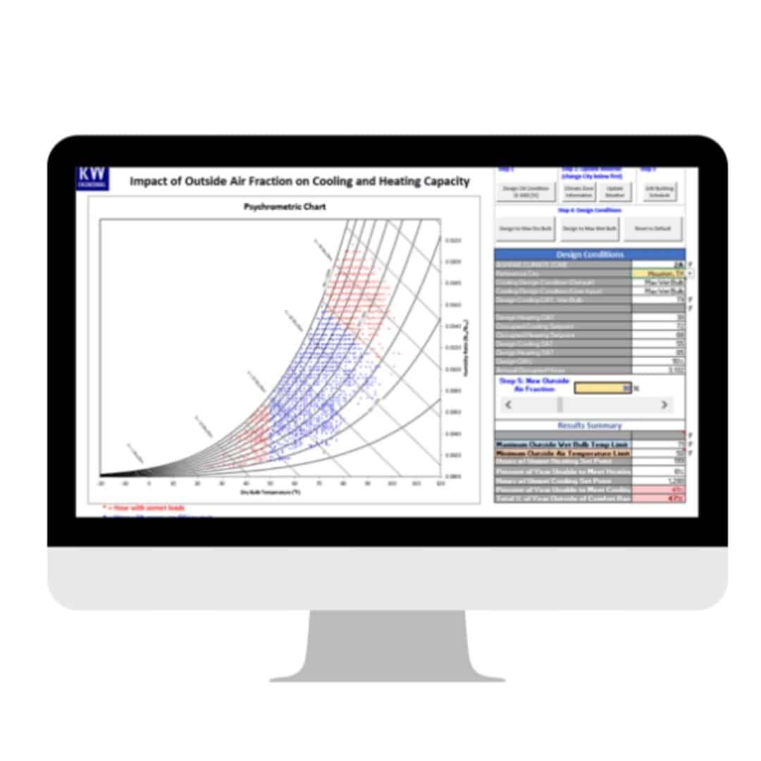 excel tool outside air rate impact changes hvac covid-19 mitigation